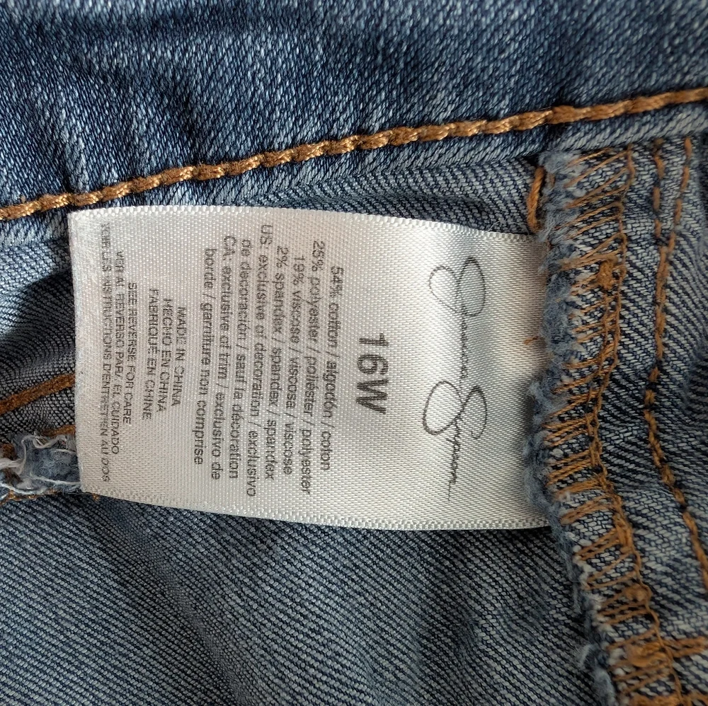 Jessica Simpson High Rise Skinny Jeggings, 16W - Picture 9 of 9